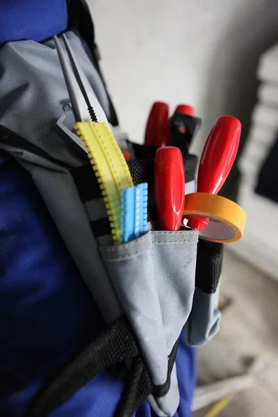 Primo piano della cintura utensile — Foto Stock