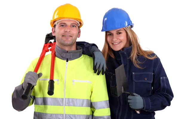 Un equipo de comerciantes — Foto de Stock