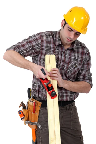 Joiner at work — Stock Photo, Image