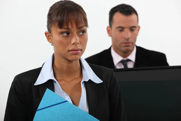 Mujer de negocios infeliz — Foto de Stock