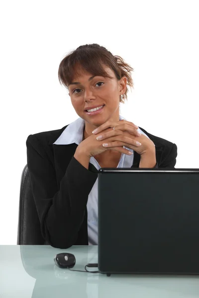 Pracownik biurowy przyjazny dla kobiet — Zdjęcie stockowe