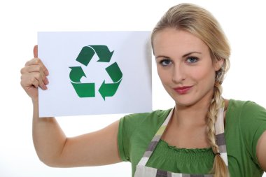 Recycling message clipart