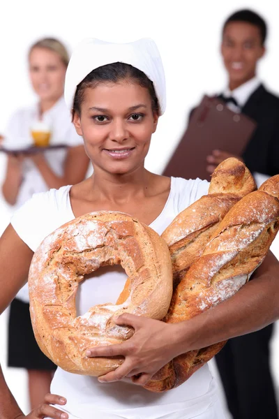 Staff of catering industry — Stock Photo, Image