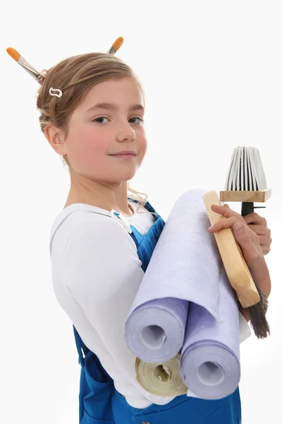 Child decorator — Stock Photo, Image