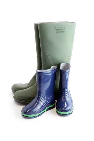Két pár wellington boots — Stock Fotó