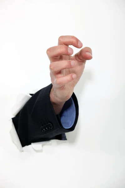 Hand trying to catch something — Stock Photo, Image