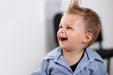 Child laughing clipart