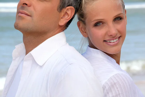 Couple from the back — Stock Photo, Image