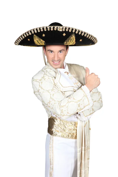 Ember öltözött matador jelmez — Stock Fotó