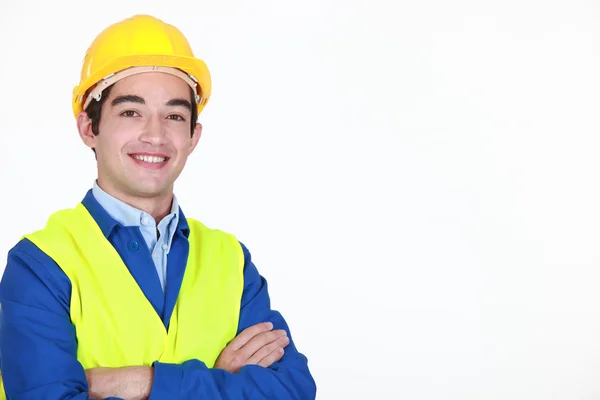 Portrait of a young traffic controller — Stock Photo, Image