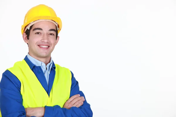 Retrato de un controlador de tráfico joven — Foto de Stock