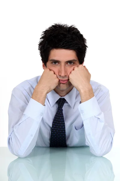 Bored office worker — Stock Photo, Image