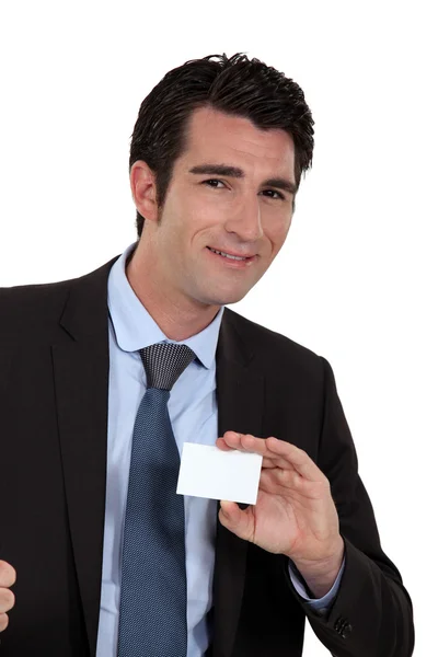 Executive üzleti kártyával — Stock Fotó