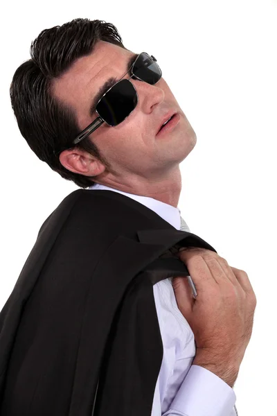 Businessman in shades — Stock Photo, Image