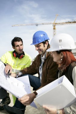 Construction workers clipart