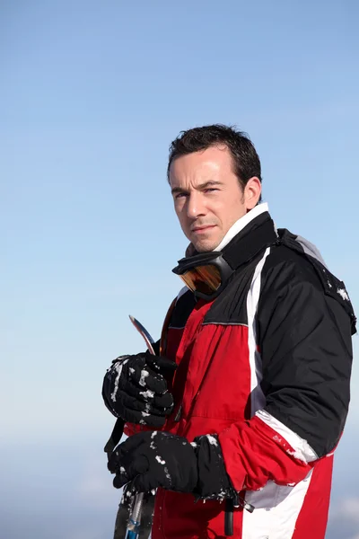 Portrait of Skier — Stock Photo, Image