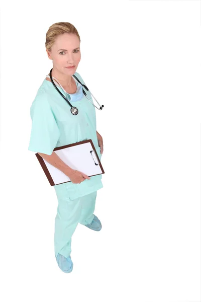 Kvinna sjuksköterska — Stockfoto