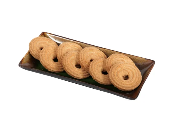 Tray of biscuits — Stock Photo, Image