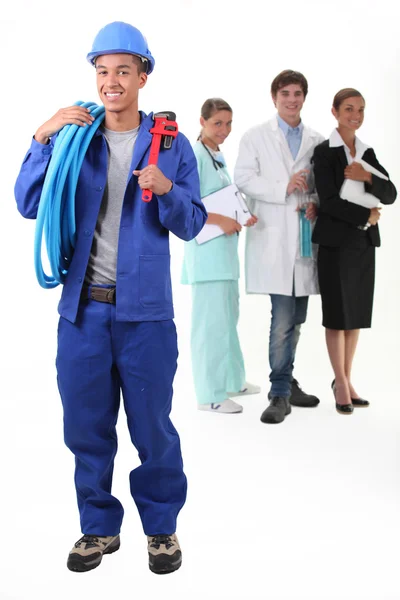 Workers from different domains — Stock Photo, Image