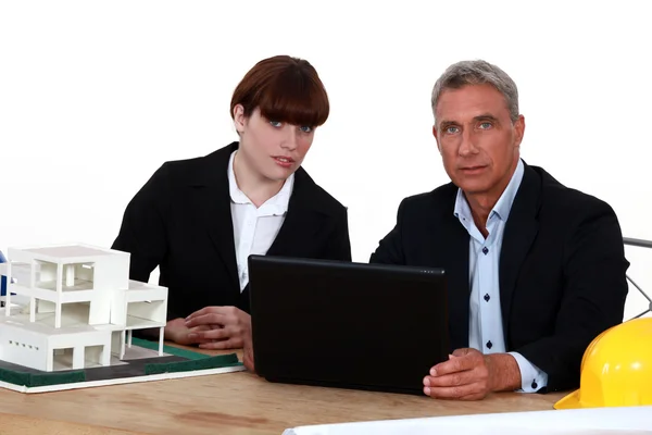 stock image Architect and young colleague