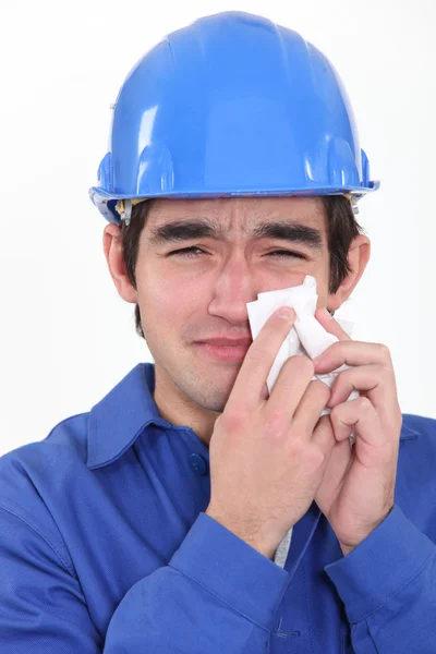 Hantverkare gråt — Stockfoto