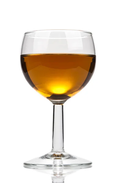 stock image Glass of white wine