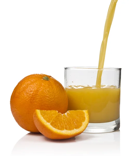 stock image Oranges and juice