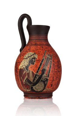 Ancient Greek jar clipart