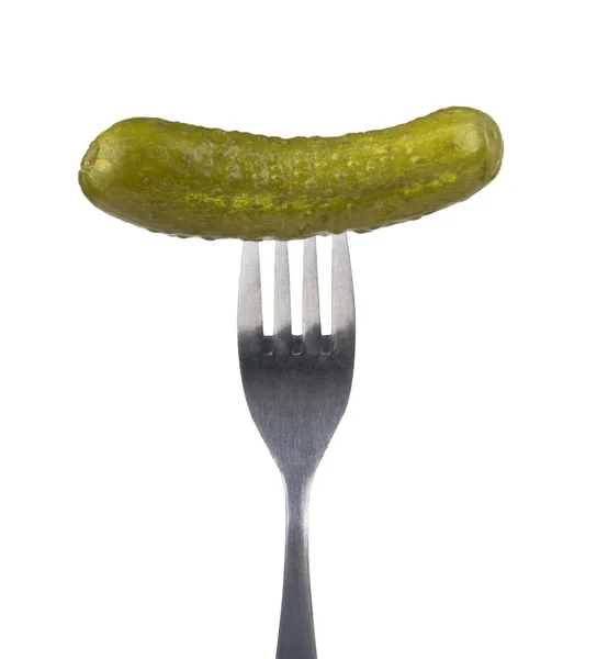 stock image Pickle on fork