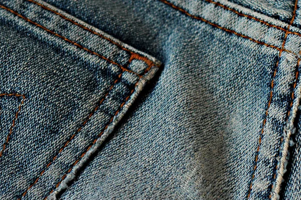 Detalhe calças jeans — Fotografia de Stock