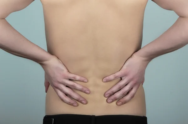 Rückenschmerzen — Stockfoto