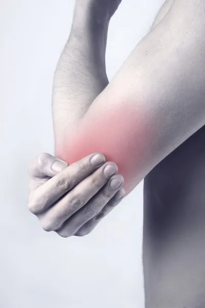 Οξεία αγκώνα πόνος — Φωτογραφία Αρχείου