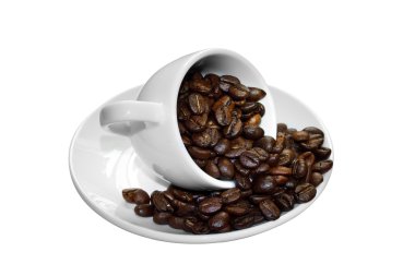 Kahve ve kahve çekirdeği.