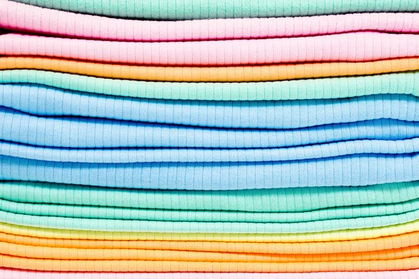 Stack of multicolored cotton underwear Stock Image