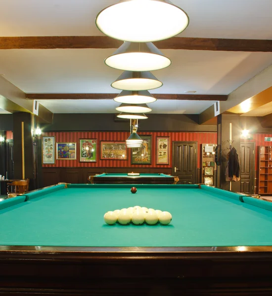 Russian billiard table — Stock Photo, Image