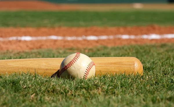 Mazza da baseball & — Foto Stock