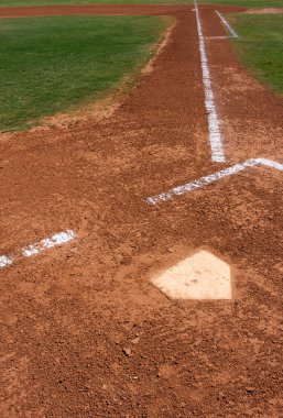 Baseball Field at Home Plate clipart