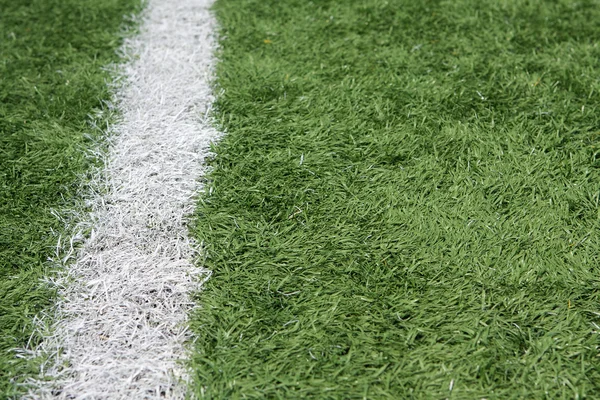Линия ярда американского футбольного поля — стоковое фото