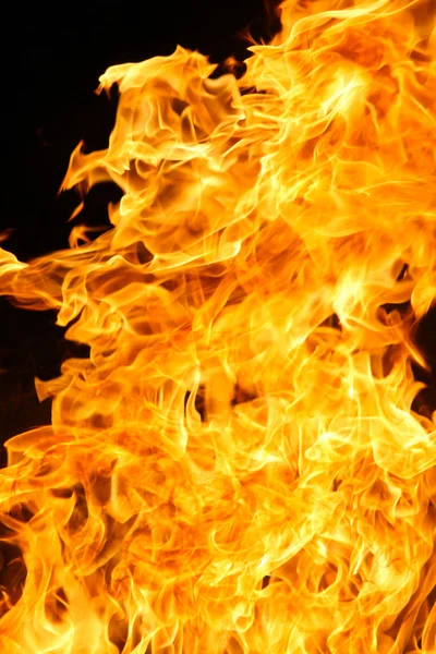 Ohně nebo plamene detail — Stock fotografie