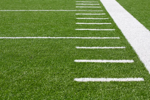 Amerikan futbolu alan yard çizgileri — Stok fotoğraf
