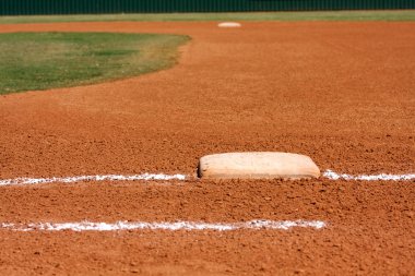 Baseball Field at First Base Line clipart