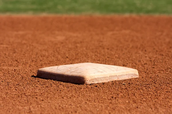 Baseball druhá základna — Stock fotografie