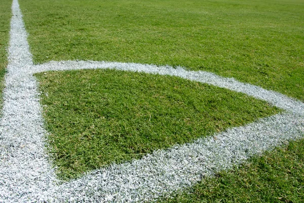 Linhas de um Campo de Futebol — Fotografia de Stock