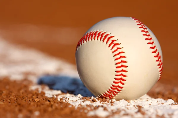 Baseball närbild — Stockfoto
