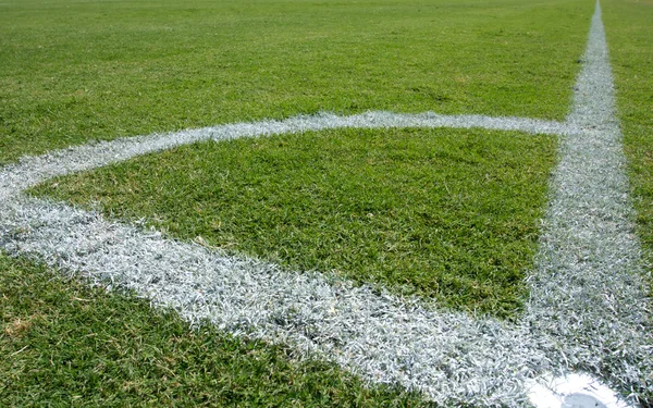 Satırları bir futbol sahası — Stok fotoğraf