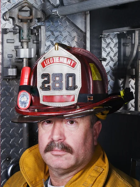 Brandweerman portret — Stockfoto