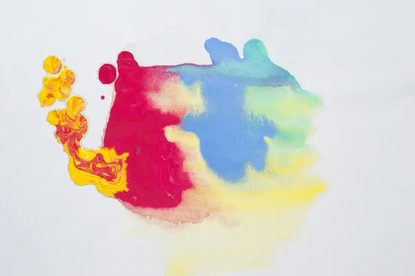 抽象的な水の色塗料テクスチャと背景 — ストック写真
