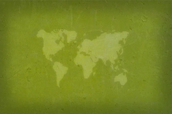 Carte du monde abstraite avec globes terrestres — Photo