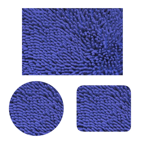 Tyg bakgrund och textur (blå) — Stockfoto