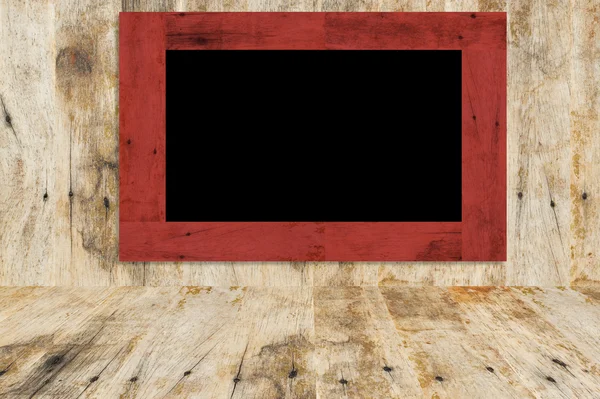 Дошка дерев'яного фону і текстури ( червоний ) — стокове фото